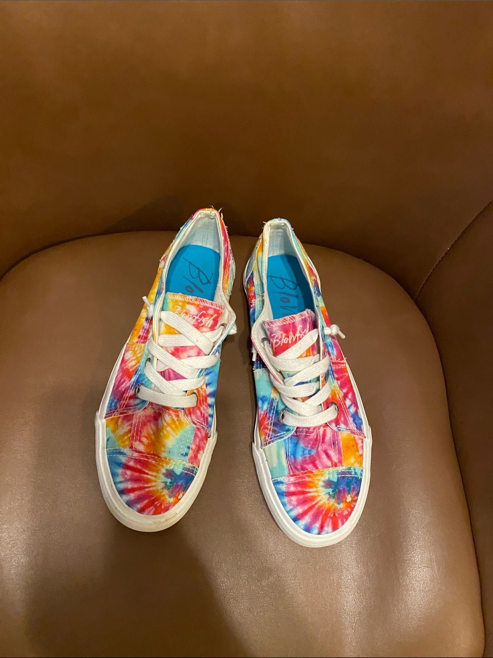 Blowfish Tie-Dye Canvas Sneakers in Multicolor